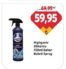 Highgenic Silikonlu 750Ml Bahar Buketi Sprey