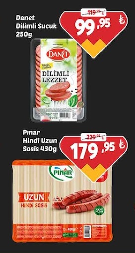 Danet Dilimli Sucuk 250G