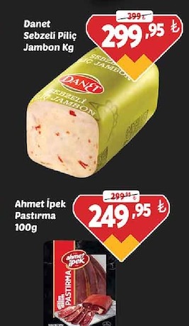 Danet Sebzeli Piliç Jambon Kg