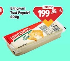 Bahçıvan Tost Peyniri 600G