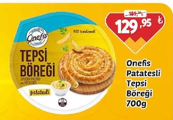Onefıs Patatesli Tepsi Böreği 700G