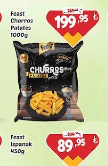 Feast Churros Patates 1000G