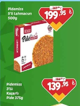 Pidemiss 5'Li Lahmacun 500G