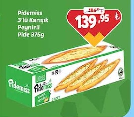 Pidemiss 3'Lü Karışık Peynirli