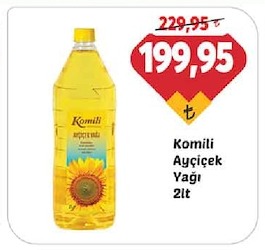 Komili Ayçiçek Yaği 2Lt