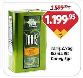 Tariş Z.Yağ Sızma 3Lt Güney Ege