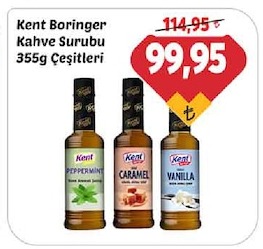 Kent Boringer Kahve Surubu 355G Cesitleri