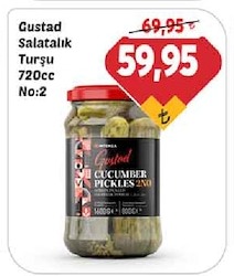 Gustad Salatalık Turşu 720Cc No:2