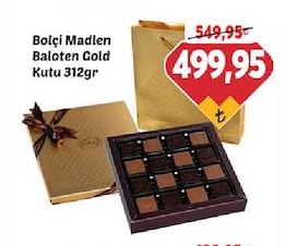 Bolçi Madlen Baloten Gold Kutu 312Gr
