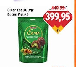 Ülker Ece 300Gr Bütün Fıstıklı