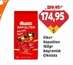 Ülker Napoliten 150G Bayramlık Çikolata