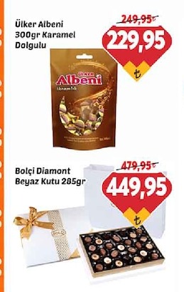 Ülker Albeni 300G Karamelli Dolgulu