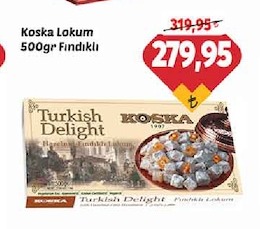 Koska Lokum 500Gr Fındıklı