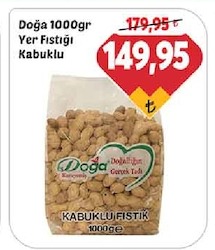 Doğa Yer Fıstığı Kabuklu 1000Gr
