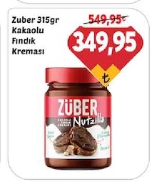 Züber Kakaolu Fındık Kreması 315Gr
