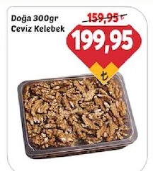 Doğa Ceviz Kelebek 300Gr
