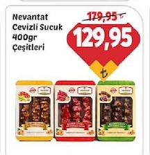 Nevzat Cevizli Sucuk 400Gr Çeşitleri