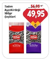 Tadım Ayçekirdeği 180Gr Çeşitleri