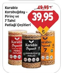 Karabio Karabuğday - Pirinç Ve 7 Tahıl Patlağı Çeşitleri