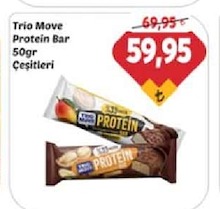 Trio Move Protein Bar 50Gr