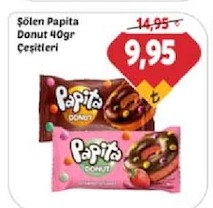Şölen Papita Donut 40Gr Çeşitleri