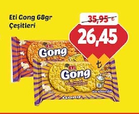 Eti Gong 68Gr Çeşitleri