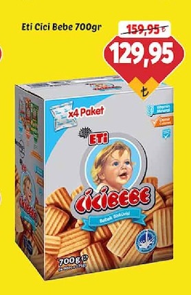 Eti Cici Bebe 700Gr
