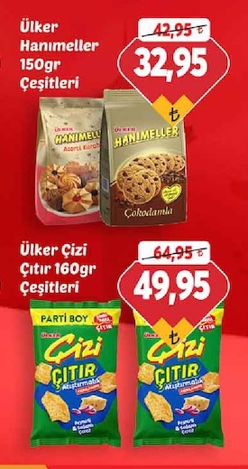 Ülker Hanimeller 150Gr Çeşitleri