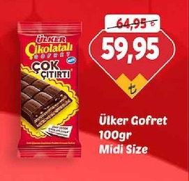 Ülker Gofret 100Gr Midi Size