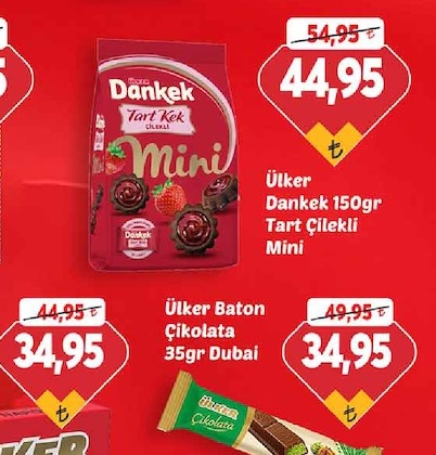 Ülker Dankek 150Gr Tart Çilekli Mini