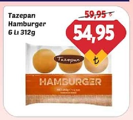 Tazepan Hamburger 6 Lı 312G