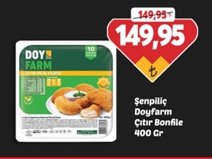 Şenpiliç Doyfarm Çıtır Bonfile 400 Gr