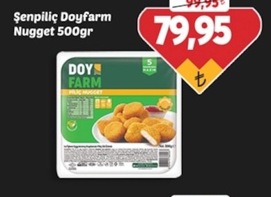 Şenpiliç Doyfarm Şnitzel 500Gr