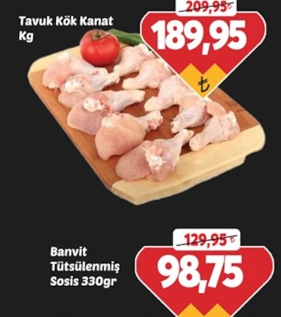 Tavuk Kök Kanat Kg