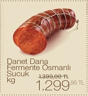 Danet Dana Fermente Osmanlı Sucuk Kg