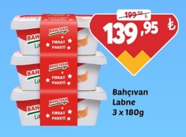 Bahçıvan Labne 3 X 180G