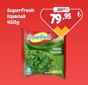 Superfresh Ispanak 450G