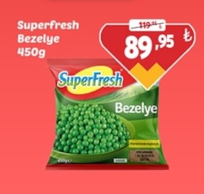 Superfresh Bezelye 450G