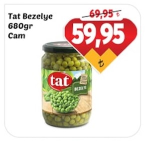 Tat Bezelye 680Gr Cam