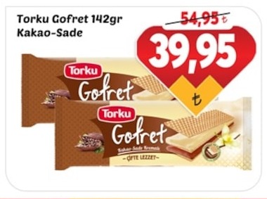 Torku Gofret 142Gr Kakao-Sade