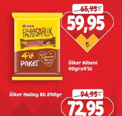 Ülker Albeni 40Grx4'Lü