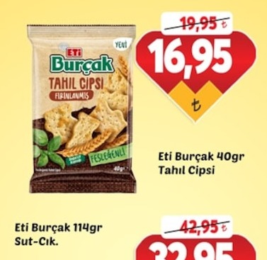 Eti Burçak 40Gr Tahıl Cipsi