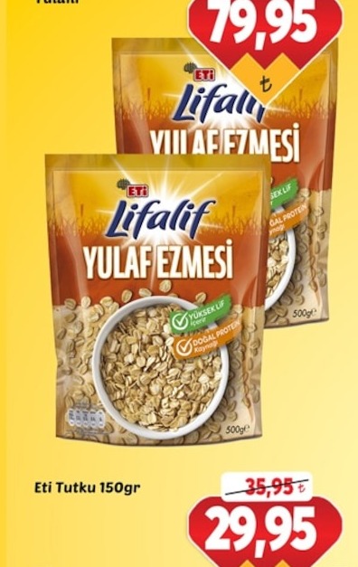 Eti Lifalif Yulaf Ezmesi 500Gr