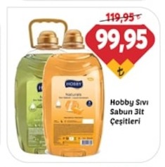 Hobby Sıvı Sabun 3Lt Çeşitleri
