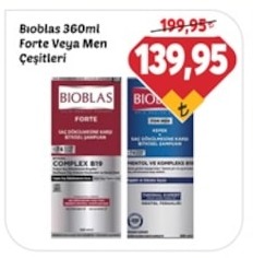 Bioblas 360Ml Forte Veya Men Çeşitleri