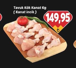 Tavuk Kök Kanat Kg (Kanat İncik)