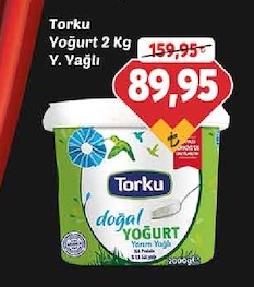 Torku Yoğurt 2 Kg Y. Yağlı