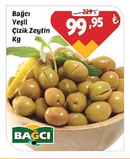 Bağcı Yeşil Zeytin Çizik Kg