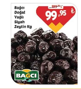 Bağcı Doğal Yağlı Siyah Zeytin Kg