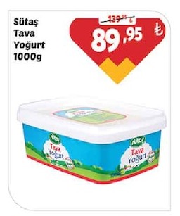 Sütaş Tava Yoğurt 1000G